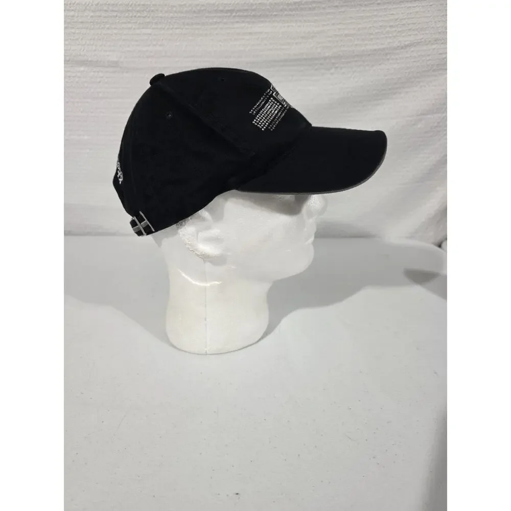 Harley-Davidson San Antonio TX Alamo City Black Hat Rhinestone Strapback Womens